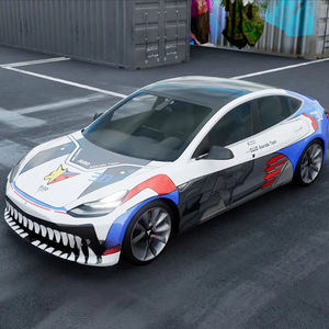 Vinilo para Rotulación de Autos NIKO Racing Design, Impresión Digital en PVC que Cambia de Color, 7.5mil, Protección UV, Sin Burbujas, Personalizable para Autos de Carreras - Product Image 2