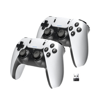 Control de Juego Inalámbrico 2.4G para Dos Jugadores, Compatible con M8/M15 Stick, PC, Android, Smart TV, TV-box, Game-box
