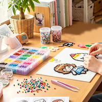 Venta al por Mayor de Cuentas Fusibles Mini de 2.6mm, Kit Educativo de Cuentas Fusibles para Manualidades, Juego de Cuentas Perler