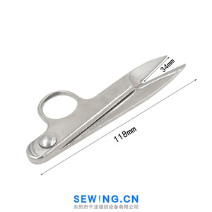 Stainless Steel <b>Thread</b> <b>Cutters</b> V Shaped 34mm Blade For Sewing Tailoring Use - Product Image 2