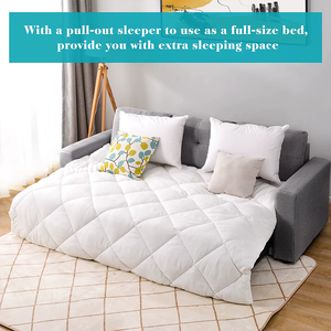 Canapé-lit <span class=keywords><strong>futon</strong></span> pliable en forme de L, 3 places, en tissu, pour salon, chambre, appartement, petite <span class=keywords><strong>maison</strong></span> - Product Image 6