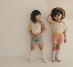 Conjunto de Ropa Infantil 8008, Traje de Verano para Niños, Traje Deportivo para Niños de Jardín de Infancia, Traje de 2 Piezas para Niña - Product Image 4