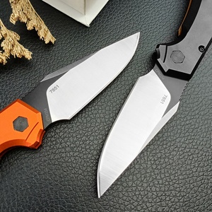 Cuchillo de bolsillo para exteriores Ker Shaw LAUNCH 19 7851, 2.91 pulgadas, acero CPM154, cuchillo de caza y camping, bricolaje, OEM, aluminio T6, G10 - Product Image 3