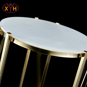 Xinyuanxing giá tốt xi lanh bánh tráng miệng hiển thị trang trí đám cưới vàng kim loại bánh hiển thị đứng Bộ - Product Image 6