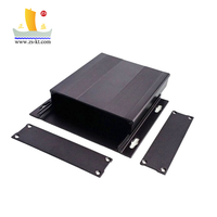 Boîtier d'alimentation ZHENGSHENG OEM anodisé IP54, type divisé, en alliage d'aluminium 6063 extrudé, boîtier de commande léger pour PCB