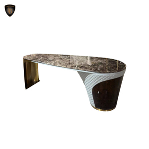 Chất lượng cao ý đồ nội thất văn phòng thiết lập sang trọng hiện đại Ông Chủ Bàn và ghế với bảng điều khiển bằng gỗ phong cách Châu Âu thiết kế - Product Image 6