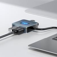 Hub USB Type C double tête SYONG, 4 ports USB-A 3.2 Gen 2 10 Gbps, station d'accueil multi-ports 4 en 1 pour MacBook Pro, iPad Pro, Chromebook