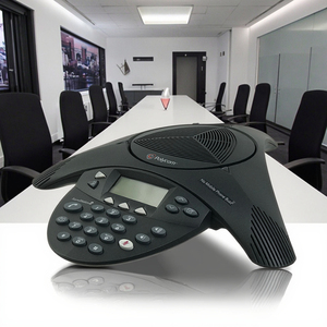 Điện thoại hội nghị <span class=keywords><strong>Polycom</strong></span> soundstation2 với micrô 360 ° cho các cuộc họp kinh doanh rõ ràng - Product Image 5