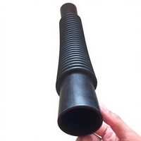 Tuyau en caoutchouc sur mesure OEM noir EPDM, flexible, ondulé, manchon en caoutchouc, soufflet pour applications industrielles et automobiles multiples