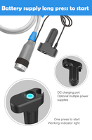 Dernier modèle de douchette de camping portable pour bidet musulman avec batterie intégrée et pommeau de douche
