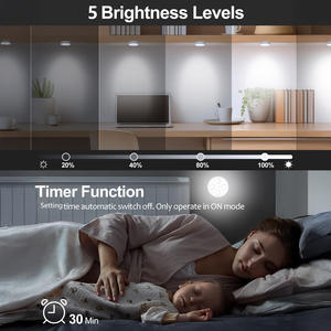 LED RGB Cabinet <b>Light</b> with Type-C Intelligent Charging Station <b>Motion</b> <b>Sensor</b> Remote Control Cross-Border Wardrobe Lighting - Product Image 4