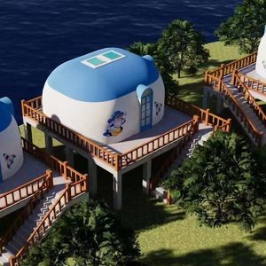 Estonia Europa Huracán Prueba A En <span class=keywords><strong>Minecraft</strong></span> Fachada Cómo hacer Dome Module House - Product Image 5
