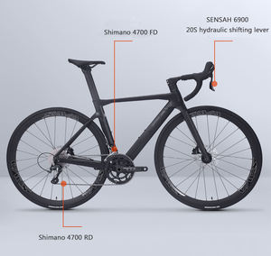 <span class=keywords><strong>SAVA</strong></span> Bicicleta de carbono A4 700C 20 velocidades Bicicleta de <span class=keywords><strong>carretera</strong></span> Bicicleta para hombres y mujeres Bicicleta de <span class=keywords><strong>carretera</strong></span> de carbono - Product Image 4