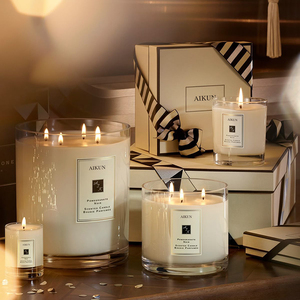 AIKUN Custom Design Slow Burning Scented <strong>Candle</strong> Living Room Elegant Gentle Atmosphere Office Decor Aromatherapy <strong>Candle</strong> - Product Image 1