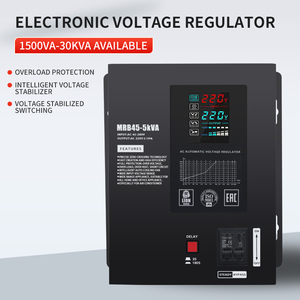 Reguladores de Voltaje SHGF de Pared, 5KVA, Amplio Rango de Voltaje de Entrada 45-280V, AVR 220V, Reguladores de Voltaje de Relé para Uso Doméstico - Product Image 4