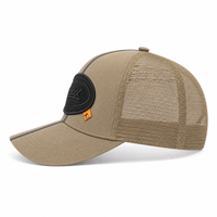 Casquette de baseball noire en maille brodée pour l'été, style professionnel, 6 panneaux, réglable, style polyvalent, casquette de camionneur à séchage rapide