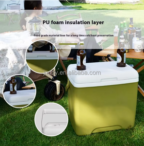 Mát 28L Bia Xô Ice Cooler Box Với Xử Lý Giữ Rượu Vang Và Nước Giải Khát Giữ Mục Làm Mát Ngực Xô Với Logo - Product Image 2