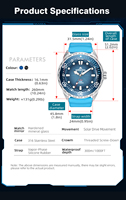 Nuevo Reloj de Buceo NORTH EDGE TRITON-T de Cuarzo, Simple y Lujoso, con Energía Solar, para Hombre, Caja de Aleación de Titanio, Resistente al Agua