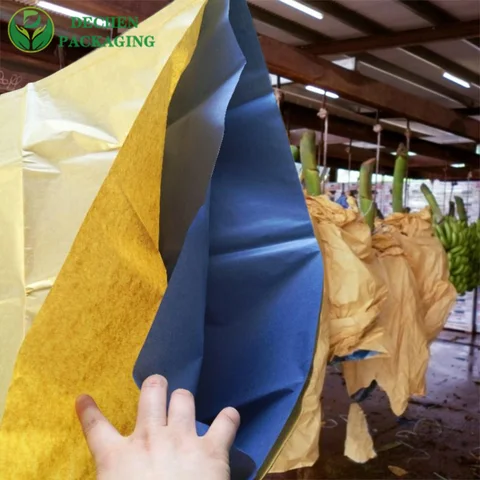 Banana Water Resistant Fruit Packaging Brown Color Mango Growing Paper Bag