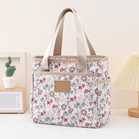Sac à main portable pour femme en tissu Oxford, sac mère-enfant, sac à bandoulière avec fermeture éclair et boucle, pour sorties décontractées, boîte à lunch, petit format, tendance