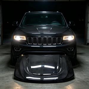 ฝากระโปรงเครื่องยนต์คาร์บอนไฟเบอร์สำหรับรถออฟโรด SUV เพิ่มประสิทธิภาพการขับขี่บนสนามแข่ง น้ำหนักเบา ติดตั้งได้โดยตรงกับฝากระโปรงรถ SUV - Product Image 1