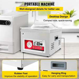 Machine de mise sous vide Yunqingtech pour aliments, scelleuse sous vide pour produits agricoles, machine d'emballage pour saucisses, sacs de mise sous vide pour aliments - Product Image 6