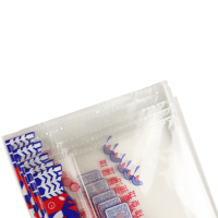 Conception personnalisée Gousset Cellophane Sac en plastique recyclé BOPP Transparent Wicket Sac pour pain Boulangerie Emballage