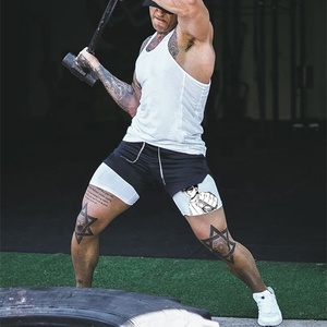 Anime <span class=keywords><strong>IPPO</strong></span> Print 2 en 1 Short de compression pour hommes Athletic Performance Gym Shorts avec poches Quick Dry Fitness Workout Boxing - Product Image 3