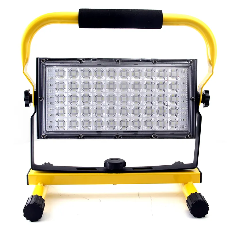 Portable Rechargeable 12V LED Work Light RGB White Emitting COB LED Car Repair Road/Landscape Use for Traffic Safety Cones