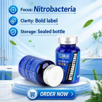 Capsules de bactéries nitrifiantes pour aquarium, bactéries bénéfiques concentrées, purificateur d'eau pour aquarium et bassin