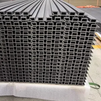 Couverture d'angle en plastique résistant aux intempéries assortie aux panneaux muraux rainurés 3D en PVC WPC pour extérieur