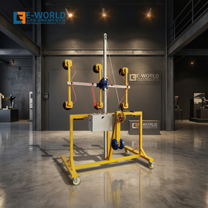 เครื่องยกกระจกเหล็ก EWORLD พร้อมแรงดันไฟฟ้าที่ปรับแต่งได้ ใช้งานง่ายสำหรับการติดตั้งหน้าต่าง - Product Image 1
