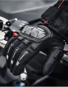 Accessoires pour moto, gants de moto en peau de mouton avec fonctionnalité tactile et protection contre les chocs - Product Image 4