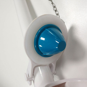 Válvula de descarga para inodoro Aogele de 2 piezas con cadena, tapa de solapa y palanca frontal lateral - Product Image 4