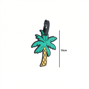 PVC <b>Luggage</b> Tag Palm Tree 15cm Travel <b>Accessory</b> - Product Image 2