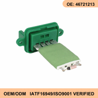 Résistance de ventilateur de chauffage Wanray pour 500 Panda Punto Ducato Avant en plastique et métal durable 46721213