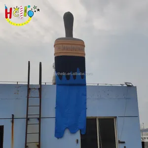 Gigante esculturas publicidad inflable manejar pintura cepillo de pintura