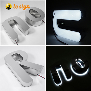 Acrilico su Misura Logo Ha Condotto I Segni Elettrico Fancy Azienda Nomi Posteriore <span class=keywords><strong>di</strong></span> Illuminazione Up Lettere Segno - Product Image 4