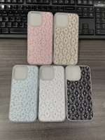 Coque de téléphone en tissu scintillant tendance pour iPhone 17 16 15 14 13 12 11 et Samsung A57 A37 A27 A17 A16 A15 A07 A06 – Housse de protection pour femme