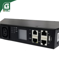GETEKnet OEM OEM Protection contre les surtensions Ethernet intelligente haute tension pour serveur, 32A 60A PDU avec 6, 8, 10, 24 prises intelligentes