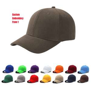 Multi Color Vintage Custom Baseball Cap Embroidered Blank Corduroy 6 Panel Dad Hat - Product Image 1