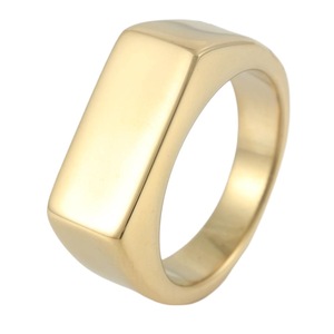 Yunnique Stainless Steel Geometric <b>Ring</b> Unisex Minimalist Design Smooth Cube Shape Multi-color Jewelry Gift - Product Image 5