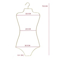 Cintres de haute qualité pour maillots de bain, bikinis et tenues de bain, cintres de présentation pour maillots de bain