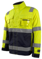 Vêtement de travail durable, veste d'hiver haute visibilité pour les équipes de maintenance