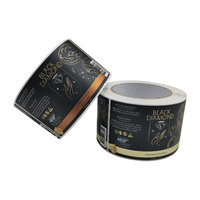 Autocollant pour bouteille de 30 ml, 60 ml, 120 ml, avec matériau en feuille d'aluminium argentée, étiquette adhésive