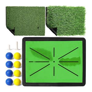 Tappetino da <span class=keywords><strong>Golf</strong></span> per Allenamento Indoor e Outdoor con Feedback, <span class=keywords><strong>4</strong></span> <span class=keywords><strong>Tappetini</strong></span> Sostituibili per Pratica Swing - Product Image 1