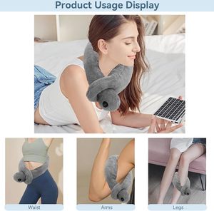 Custom Relaxes Muscles to Relieve Stress Office Home Travel Vibratory Massage Plush <b>Neck</b> <b>Pillow</b> - Product Image 6