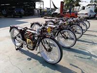 Oembicycle Moto Chopper 2 Temps 50cc Moteur 212cc Réservoir de Carburant 4,7 Litres Moto à Essence Faite à la Main Sur Mesure pour Homme Robuste