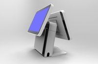 Terminal Punto de Venta con Pantalla Táctil Dual de 21.5 Pulgadas para Supermercados y Comercios Minoristas
