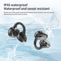 Auriculares Inalámbricos Bluetooth con Clip para Oreja, Reducción de Ruido ENC, Ultra Larga Duración en Espera, Carga Rápida Tipo-C